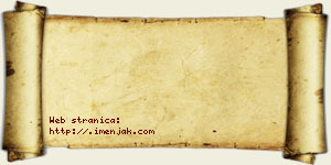 Isak Novičić vizit kartica